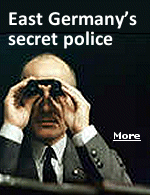 The Stasi had 91,000 employees at its peak�roughly one in every 30 residents was a Stasi agent. More than one in three East Germans (5.6 million) was under suspicion or surveillance, with an open Stasi file.